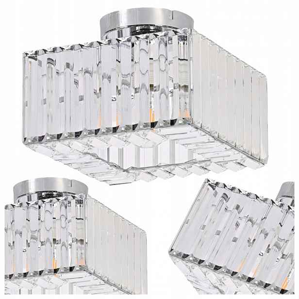 Čtvercový Stropní Svítidlo Vetro Chrom 1XE27 Moderní A Elegantní Light Prestige