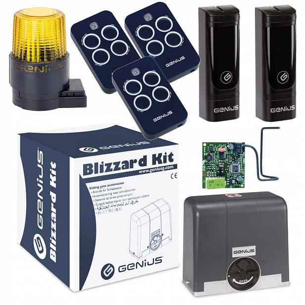 Genius Blizzard 900 Lampa Guard 230V Pilot Echo 3ks Pohon posuvné brány