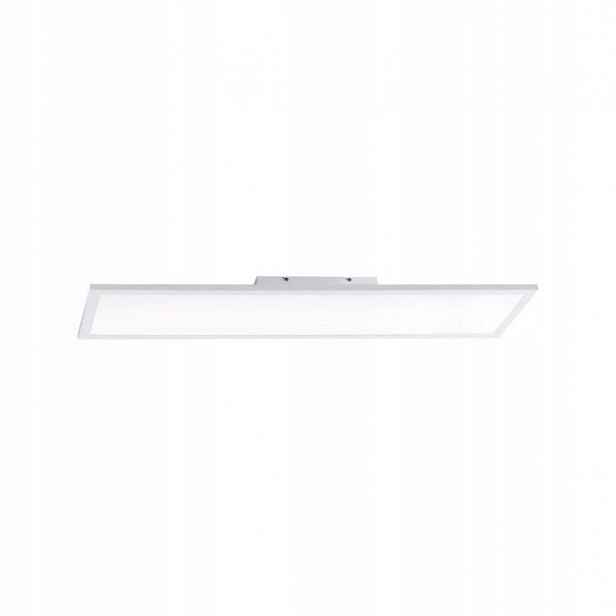 stropní svítidlo Led na omítku Stropní Svítidlo Flat 100 cm Bílý Kov Paul Neuhaus