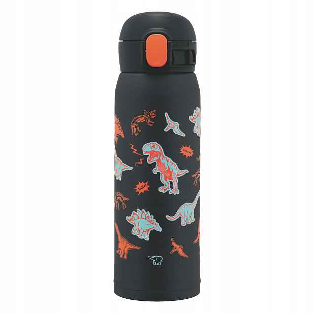 Termohrnek Zojirushi SM-WM48-BA 0,48 l Dinosaurs černý nerezová ocel