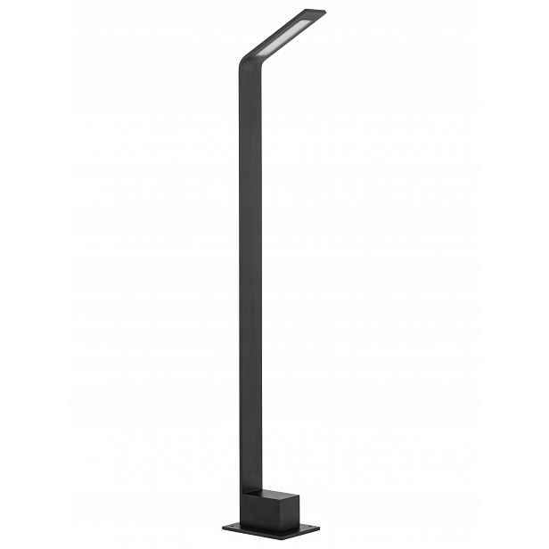 Zahradní Lampa Slim Led černá 7W IP54 3000K 80 cm stojící 450lm IP54