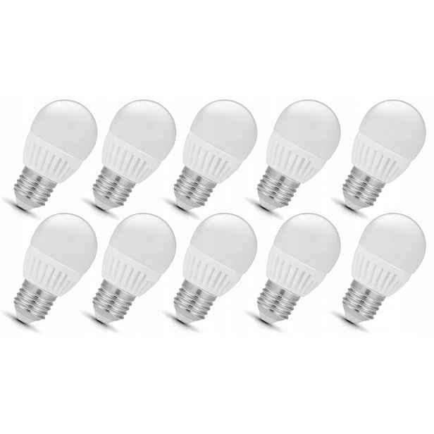 10x Led žárovka E27 9W 60W Premium teplá bílá