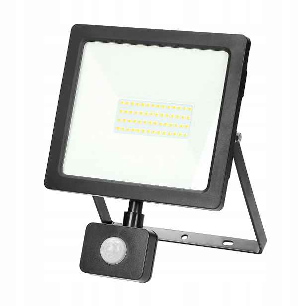 Lampa 50W IP44 Snímač pohybu Reflektor Osvětlovač