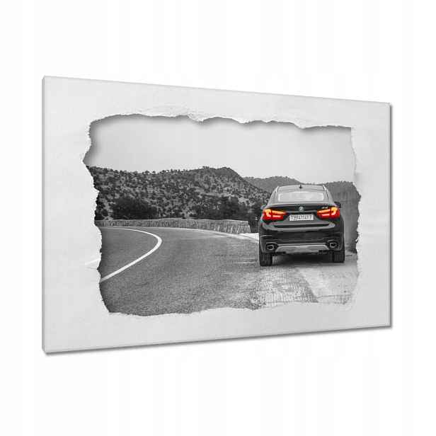Obrazy 90x60 Bmw černé X6