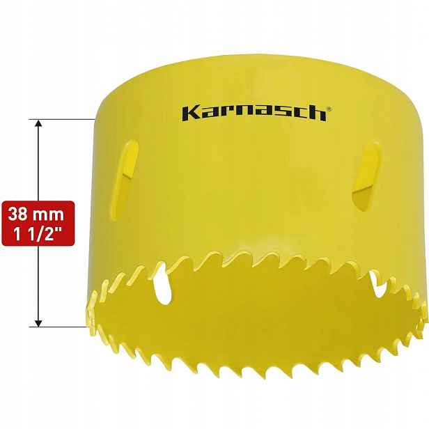Korunkový Vrták Bi-Metal, HSS-Co 8, hloubka vrtání 38 mm – d=140 mm