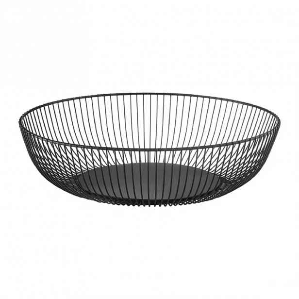 Košík Na Ovoce 28cm Černý Ambition Decor 29506