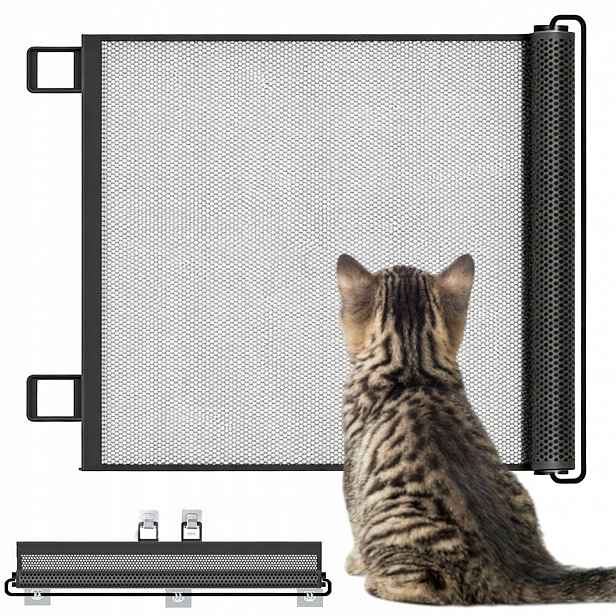 Brána Pro Psa 130X78 CM Bez Vrtání, Posuvná, Automatická Brána