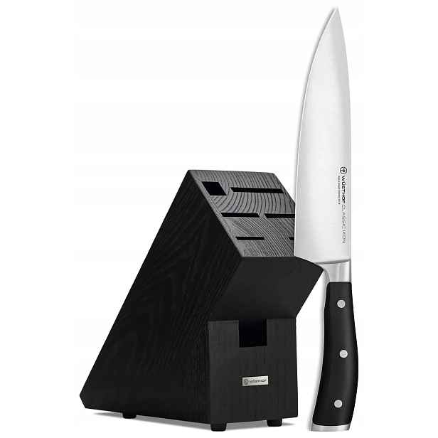 Classic Icon 2 v 1 Tmavý blok nůž 20 cm Wüsthof