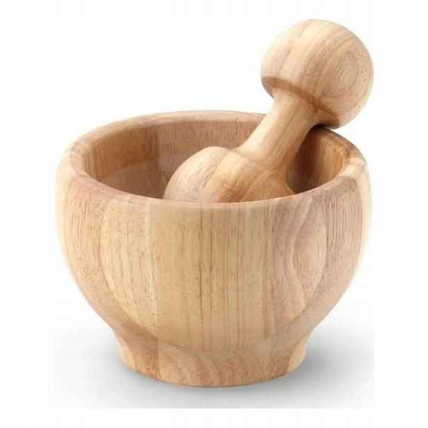 Continenta Dřevěný hmoždíř, 13 cm