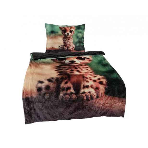 Dětské povlečení Cashmere Touch, motiv leopard