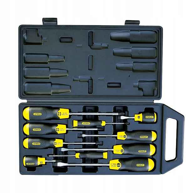 Sada šroubováků Cushion Grip 10 kusů (pl+ph) Stanley 650052