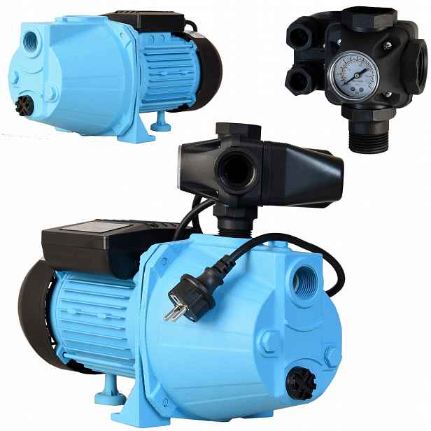 Povrchová Hydroforová Pumpa 3600 L/h 1100 W S Moderním Příslušenstvím
