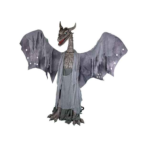 Interaktivní dekorace Drak 200x187 cm Halloween animovaná