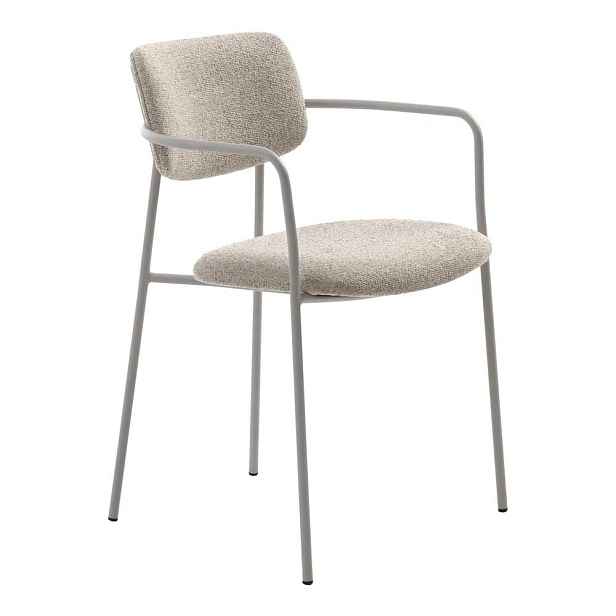 Krémová jídelní židle Zama – Unique Furniture