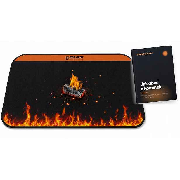 Ohnivzdorná Podložka Pod Krb Obdélníková 100X60 CM Až 1093°C E-kniha