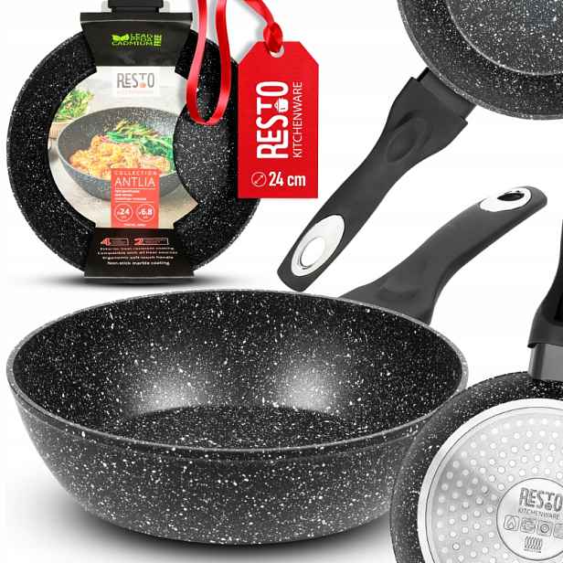 Pánev Resto Antlia 24 CM Indukční, Hliník, Nepřilnavá, Ergonomická