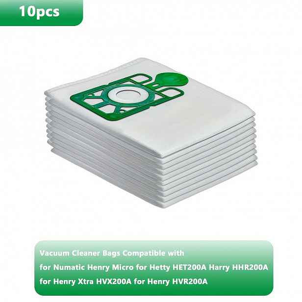 TEMU pro Numatic Henry NVM-1CH vysavač, náhradní prachové sáčky, balení 5/10-604015 907075, čisticí sáčky