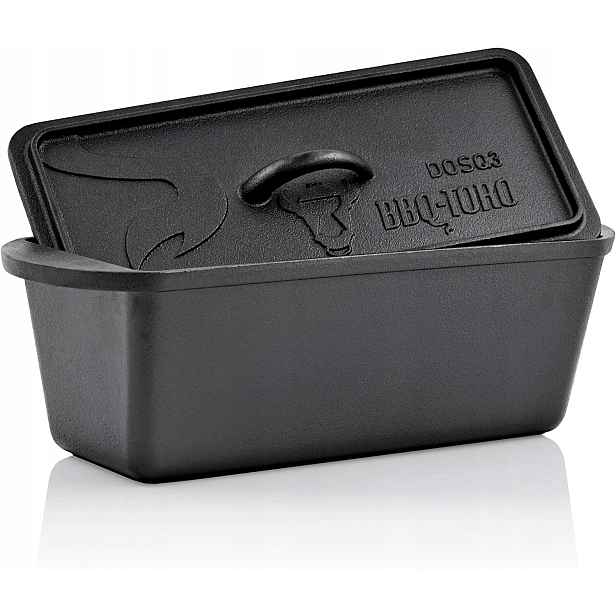 BBQ-Toro 3 l litinový hrnec na pečení chleba s víkem Lux