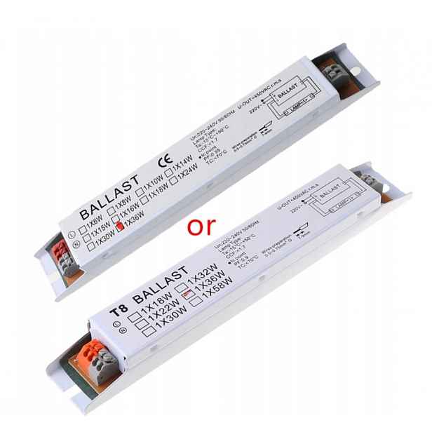 T8 elektronický předřadník fluorescenční předřadníky 220-240V 1x36W