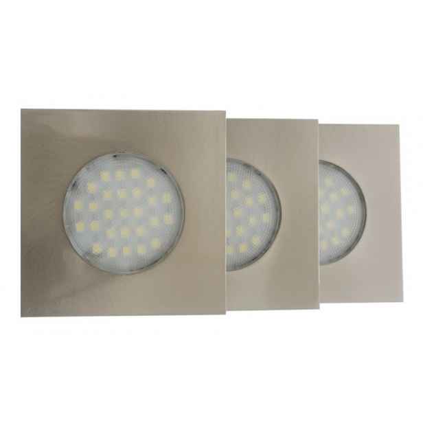 Čtvercový Led Set O Výkonu 3x1,5W Barva Bc Amix