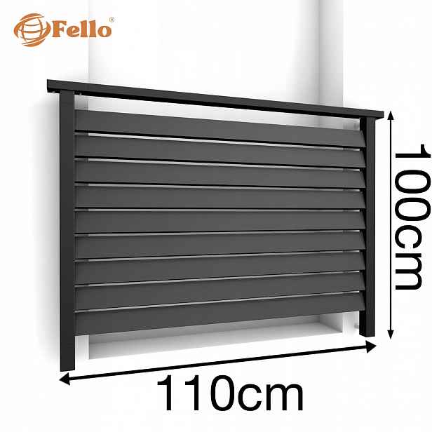 Fender Francouzský balkon 110 cm Balustrada Ral