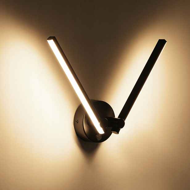 Led Nástěnná Lampa, Černá, Moderní, Do Obývacího Pokoje, Chodby