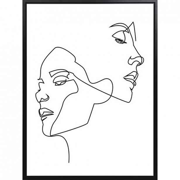 XXXLutz UMĚLECKÝ TISK, lidé, 45/60 cm Monee - 0089580202