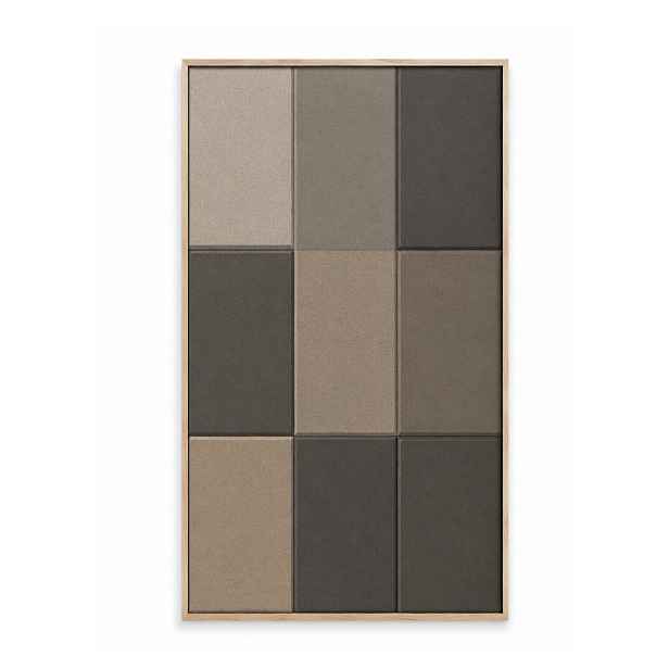 Akustický Obraz Na Plsti V Rámu 3D Geometrická Abstrakce Boho 120x60