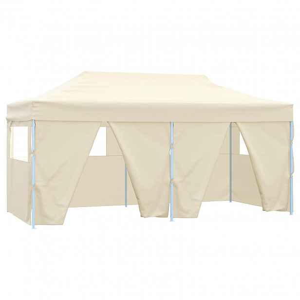 vidaXL Party Stan 291 x 580 x 315 cm Krémová Oxford látka