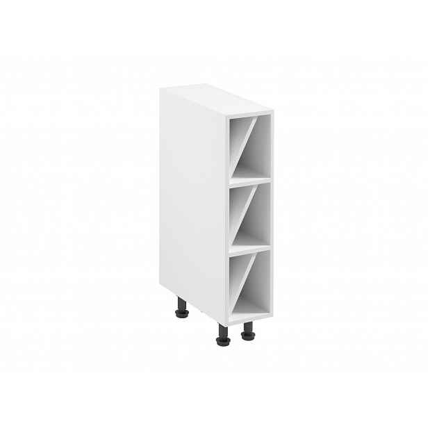 Dolní skříňka na víno ARBOR - šířka 20 cm, bílá