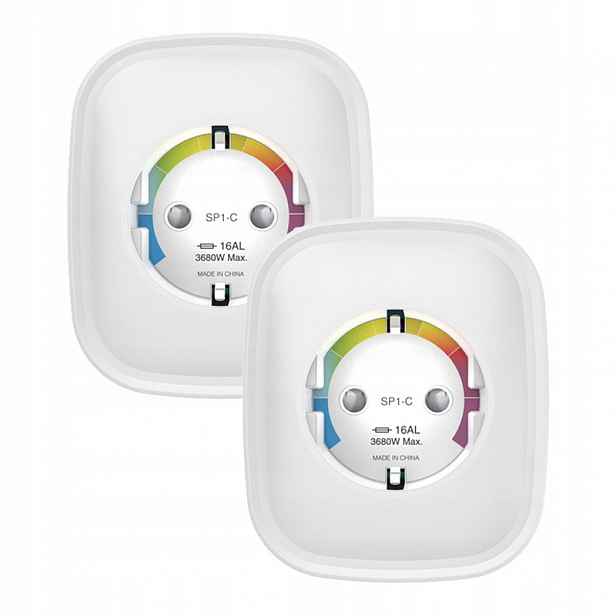 Inteligentní WiFi Zásuvka Gosund SP1-HE, Dvojbalení 16A, Homekit Automatizace