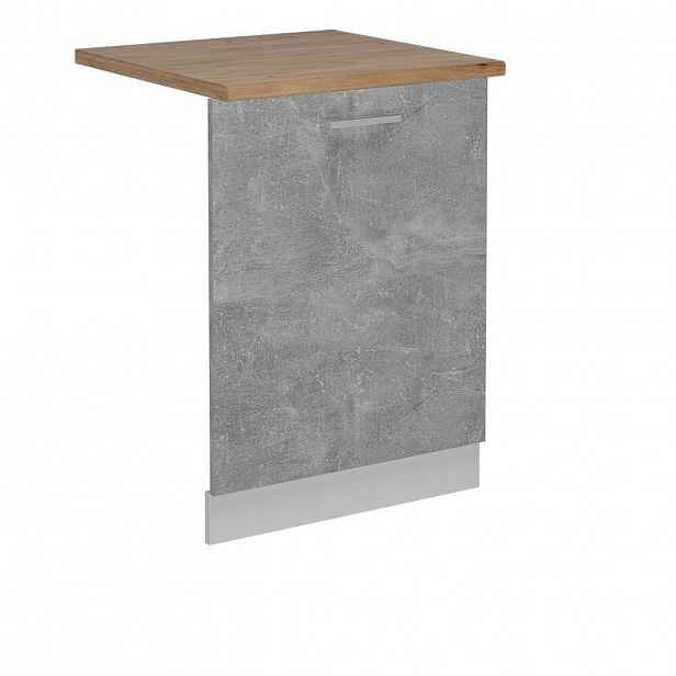 Vicco PŘEDNÍ PANEL R-Line Beton 60 cm , PD Dub