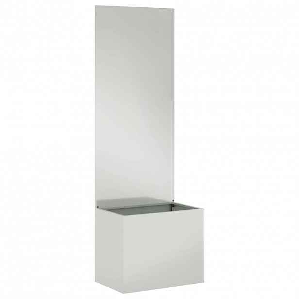 vidaXL Soukromí na zahradě Stříbrná 50 x 32 x 150 cm Pozinkovaná ocel