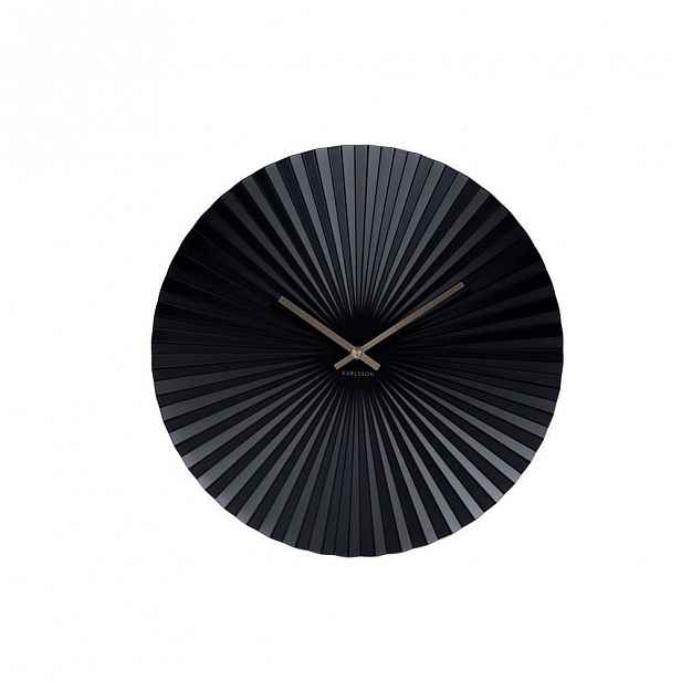 Hodiny v černé barvě Karlsson Sensu, ø 40 cm
