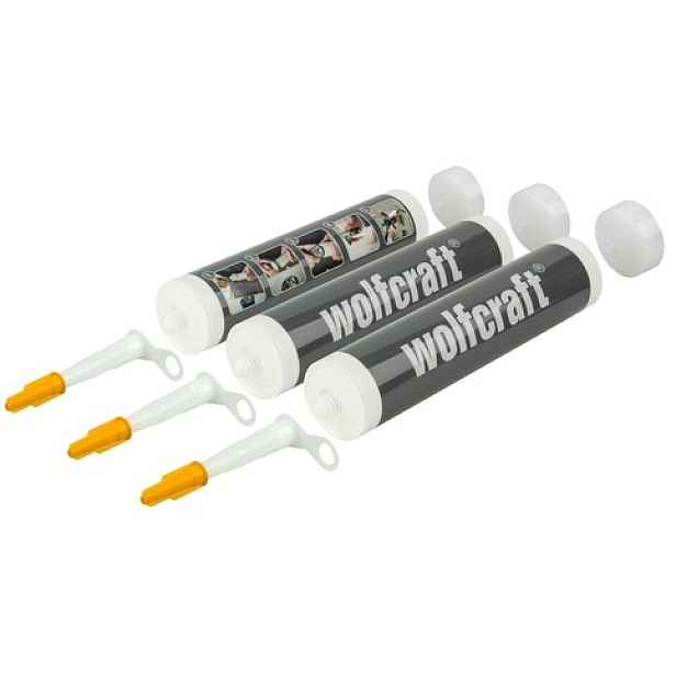 Kartuše prázdné Wolfcraft 310 ml 3 ks