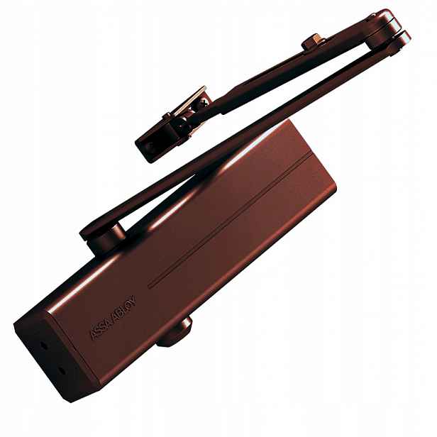 Samozavírač dveří hnědý 100 kg Assa Abloy DC140