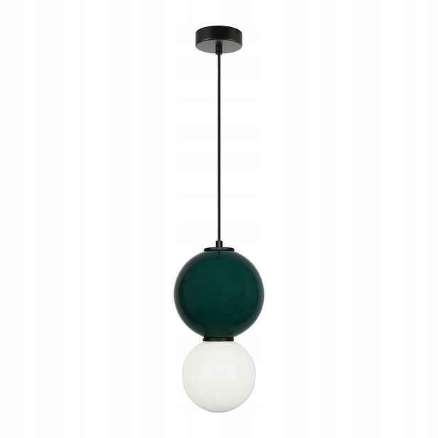 Stropní svítidlo Italux Pieve Led 6W Ø18 cm IP20 zeleno-bílá