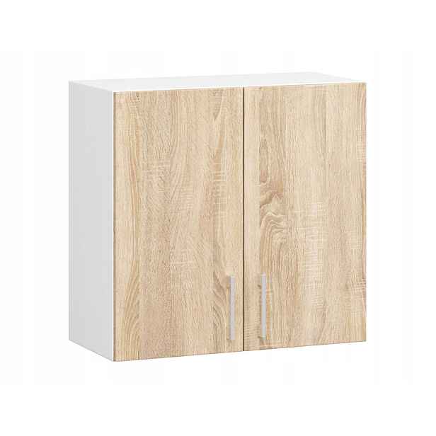 Závěsná skříňka Lima W 60 cm D2 bílá/dub sonoma Akd