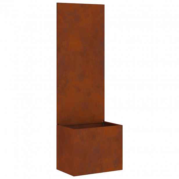 vidaXL Soukromí na zahradě Řezací Rezavá 50 x 32 x 150 cm