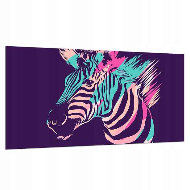 7v1 Skleněná Ochranná Deska Na Sporák 90X52 Zebra