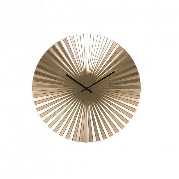 Hodiny ve zlaté barvě Karlsson Sensu, ø 40 cm