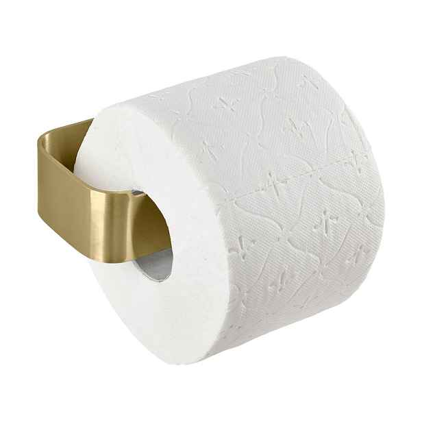 Nástěnný držák na toaletní papír z nerezové oceli v mosazné barvě Ume Brass – Zone