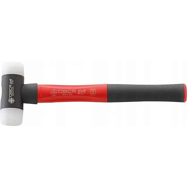 Oboustranné měkké kladivo Evosoft 3K nylon alu 27 mm Osca