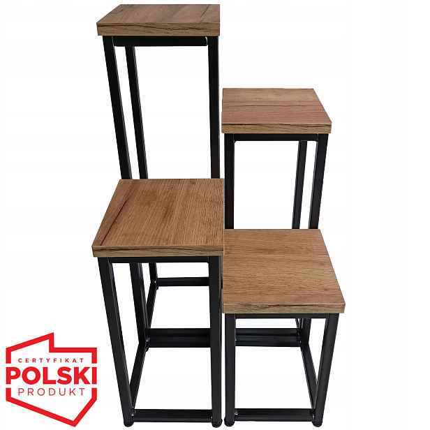 Sada Kovových Svařovaných Květinových Záhonů V Loftovém Stylu S Regulací