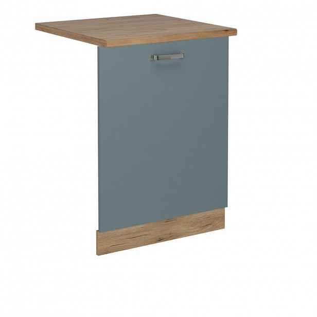 Vicco ČELNÍ PANEL MYČKY R-Line Modrošedá 60 cm , PD Dub