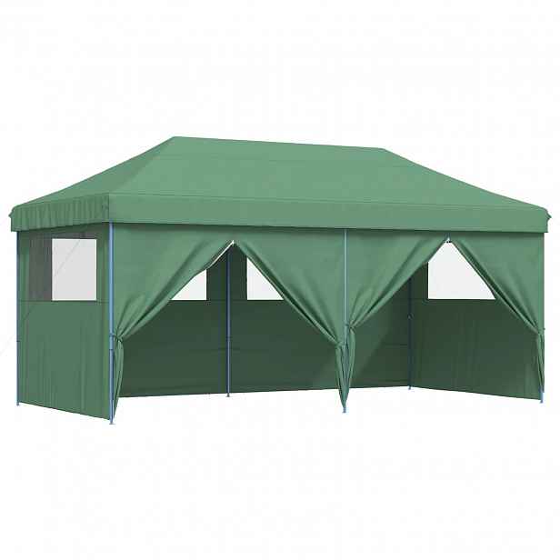 vidaXL Party Stan 292 x 580 x 315 cm Zelená Oxford látka