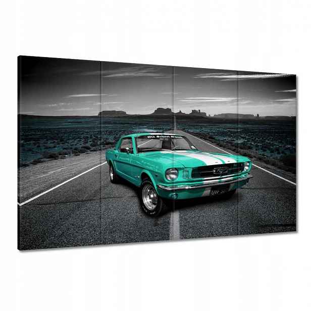 Obrazy 120x80 Tyrkysové auto Ford