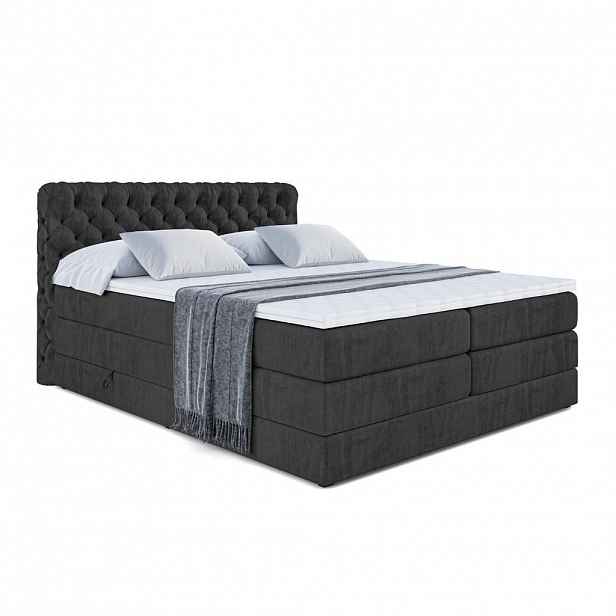 ALTDECOR POSTEL boxspring BOXI8 KING – 180x200 – H3/H4 – černá