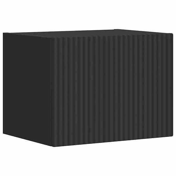 vidaXL TV wall cabinet 39 x 31 x 29,5 cm Černá Kompozitní dřevo
