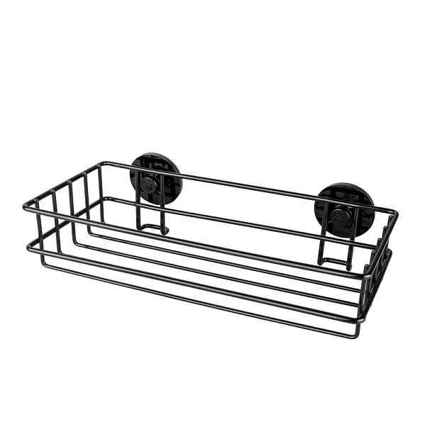 Olsen Spa  KD02081665 - Drátěná polička na nalepení 3M; černá barva